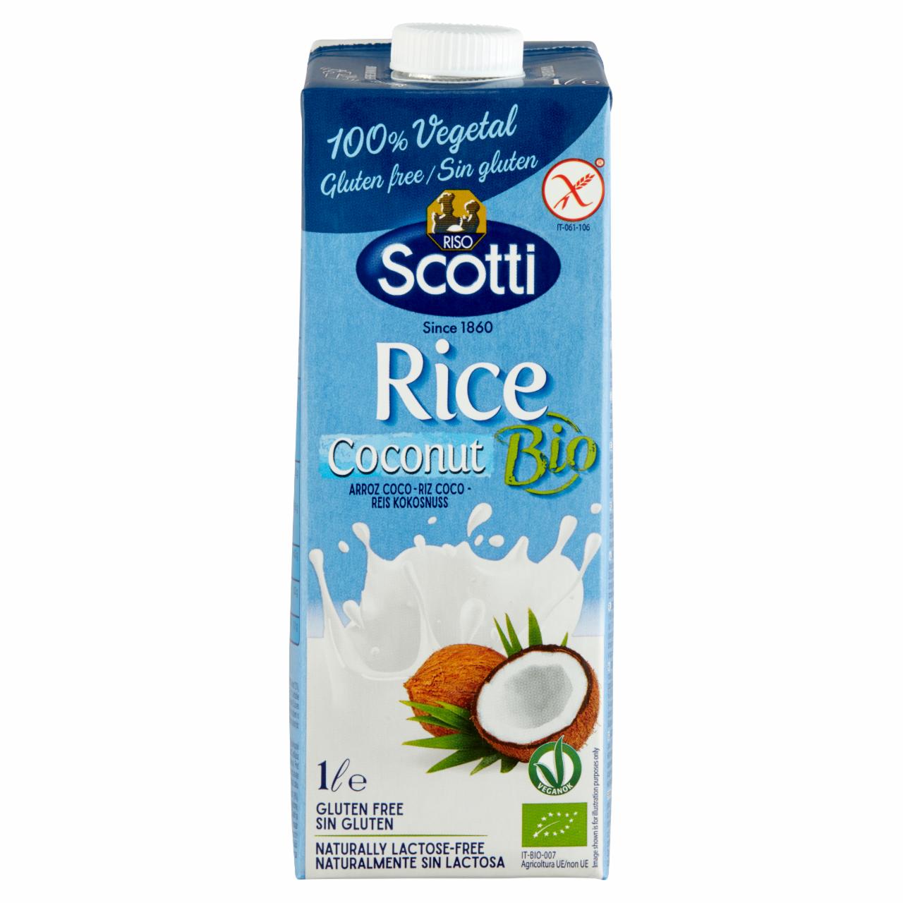 Képek - Riso Scotti BIO rizs- és kókuszital 1 l