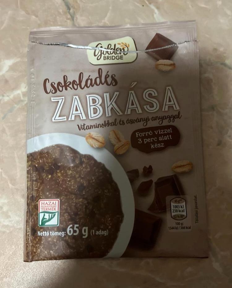 Képek - Csokoládés zabkása Golden Bridge
