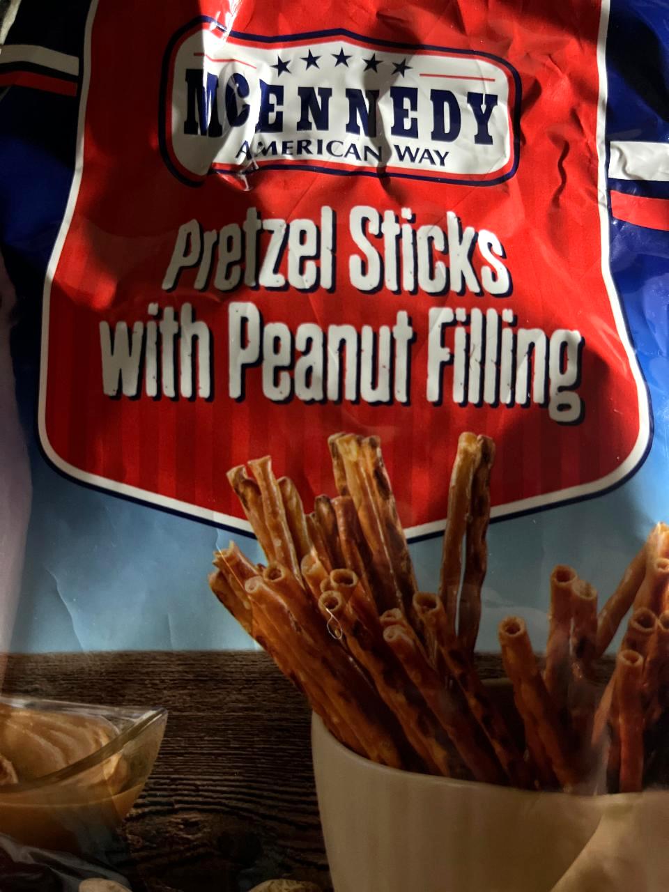 Képek - Pretzel sticks with peanut filling Mcennedy American way