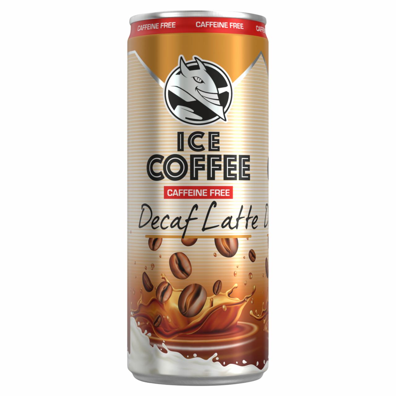 Képek - Hell Ice Coffee Decaf Latte UHT ital tejjel és koffeinmentes kávékivonattal 250 ml