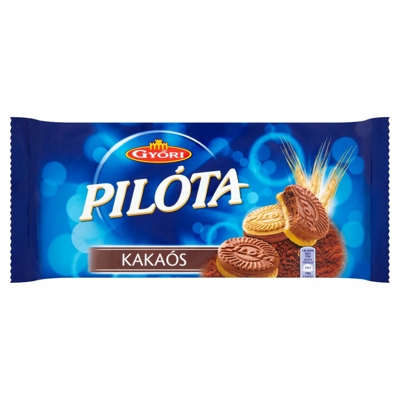 Képek - Győri Pilóta kakaós krémmel töltött omlós keksz 320 g