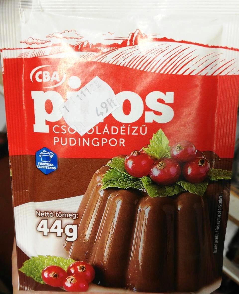 Képek - Csokoládéízű pudingpor CBA Piros 