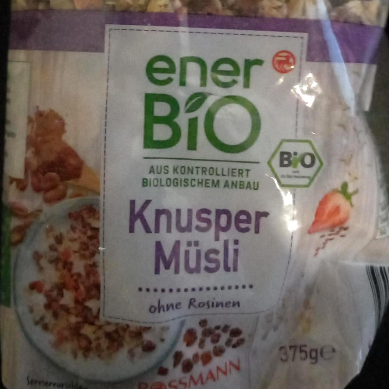 Képek - Knusper müsli ohne rosinen EnerBio