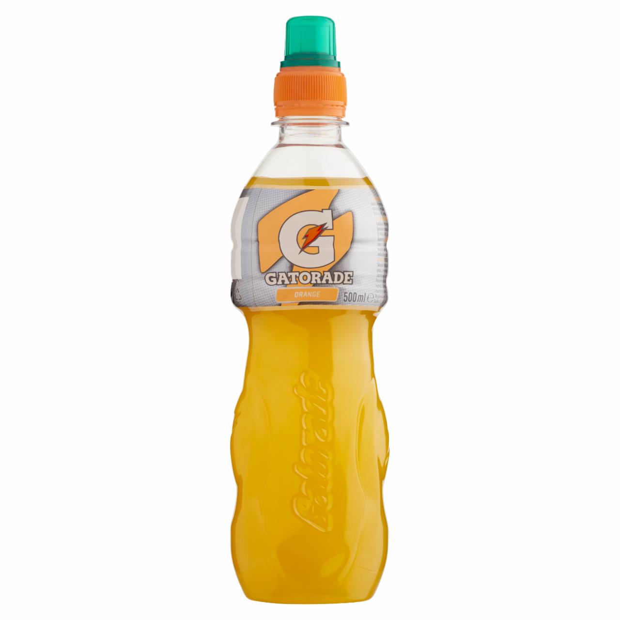 Képek - Gatorade szénsavmentes narancsízű izotóniás sportital cukorral és édesítőszerekkel 500 ml