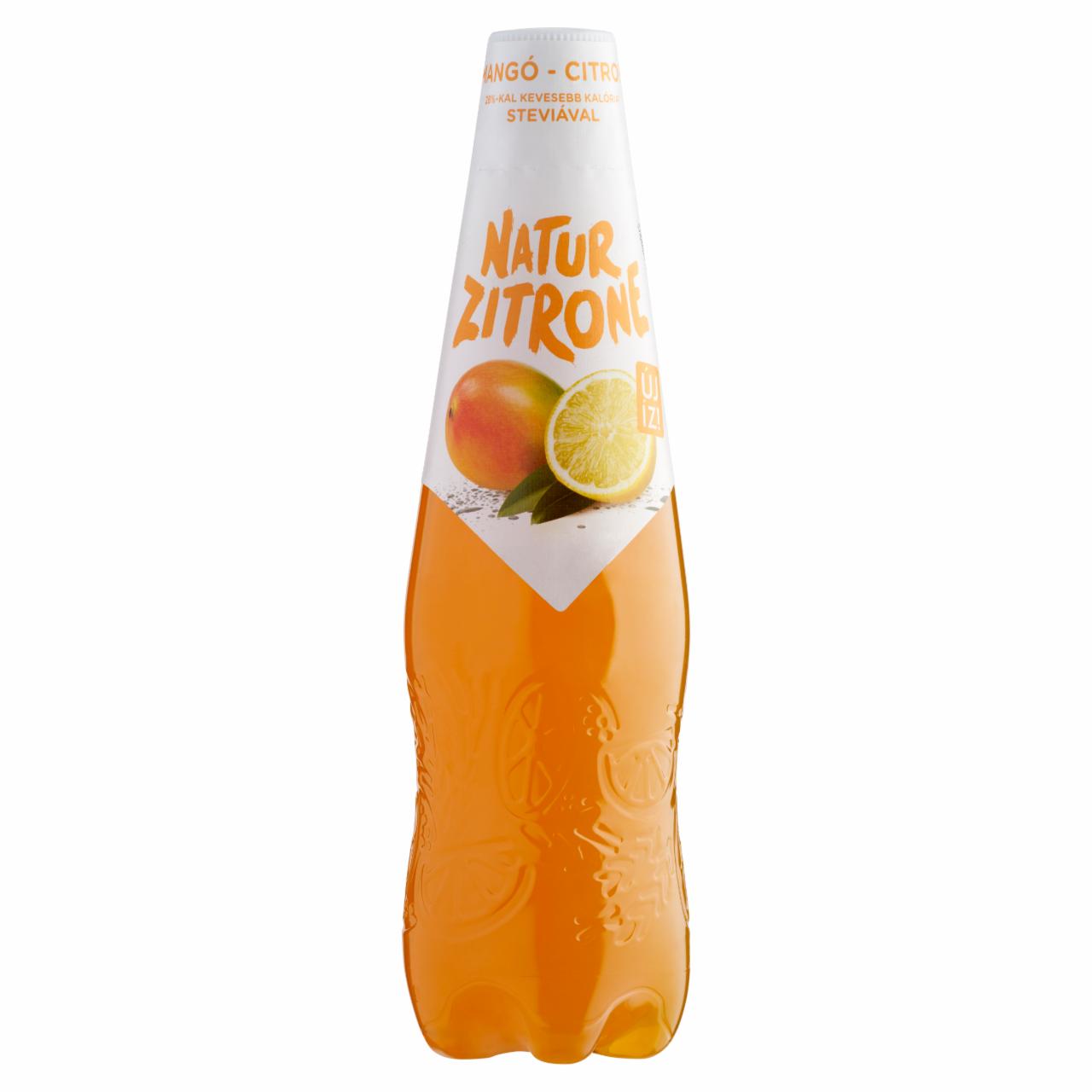 Képek - Natur Zitrone alkoholmentes, mangó-citrom ízű szénsavas ital 0,5 l PET palack