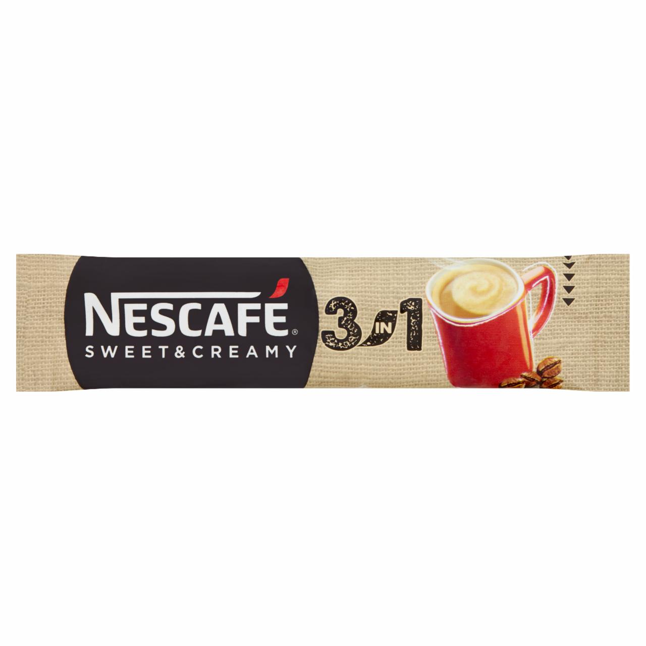 Képek - Nescafé 3in1 Sweet & Creamy azonnal oldódó kávéspecialitás 17 g