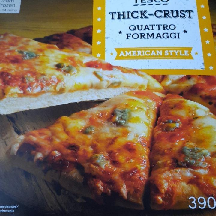 Képek - Tesco thick-crust ham & mushrooms gyorsfagyasztott pizzalap 