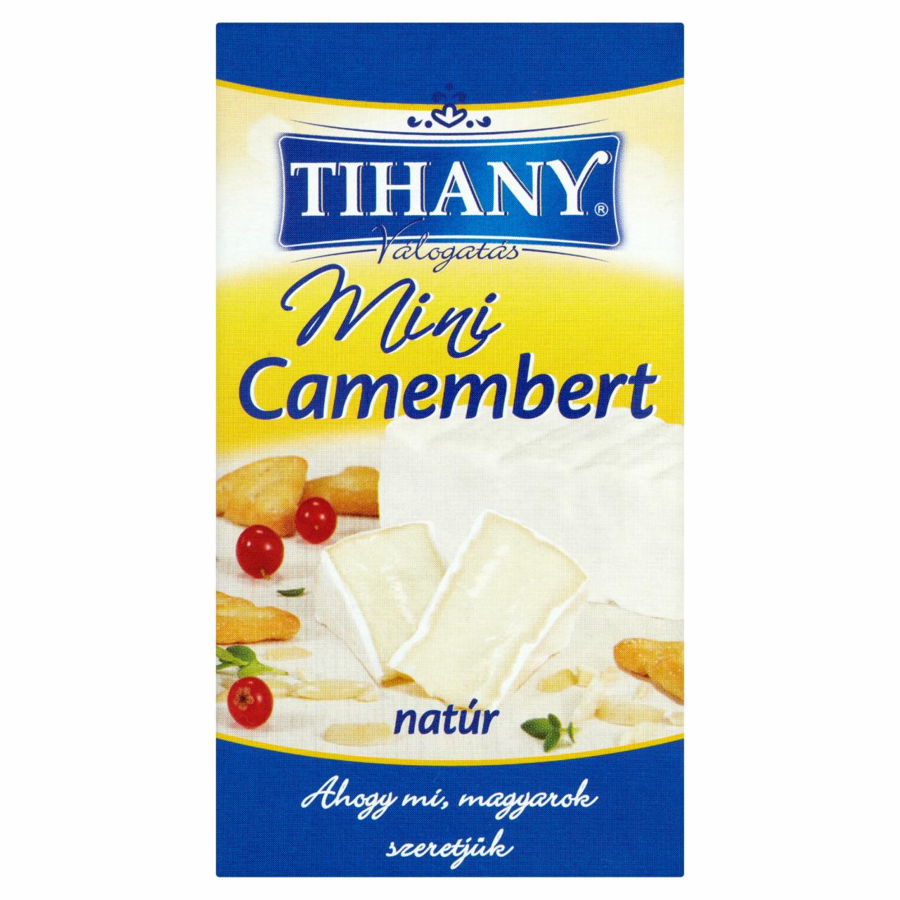 Képek - Tihany Válogatás Mini Camembert natúr 80 g