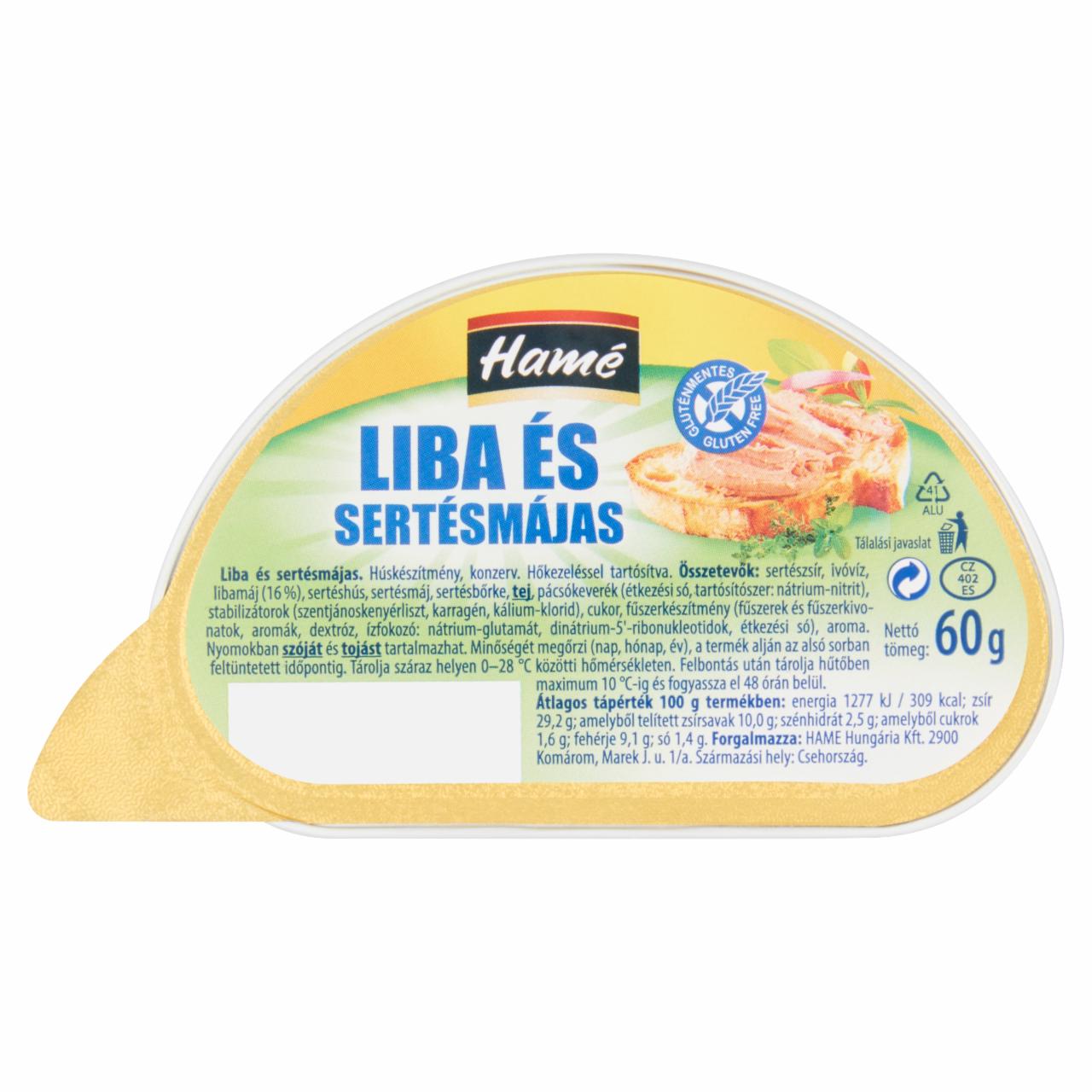 Képek - Hamé liba és sertésmájas 60 g