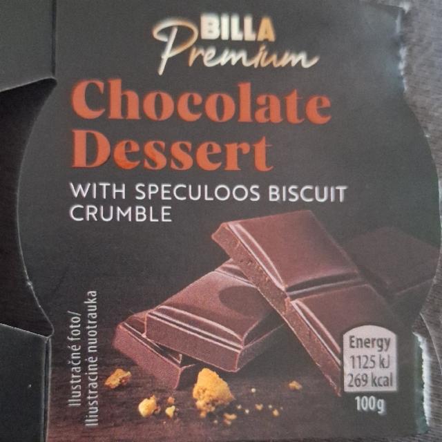 Képek - Chocolate dessert with speculoos biscuit crumble Billa Premium
