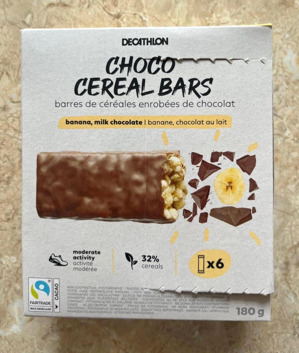 Képek - Choco cereal bars Banana, milk chocolate Decathlon