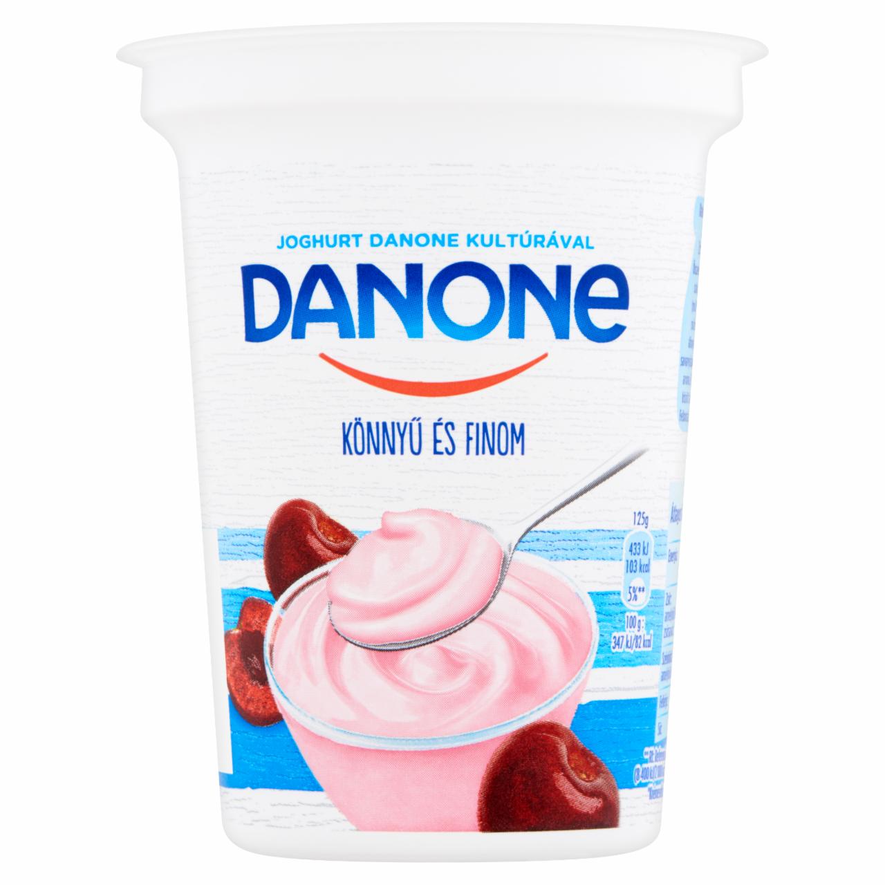 Képek - Danone meggyízű, élőflórás, zsírszegény joghurt 400 g