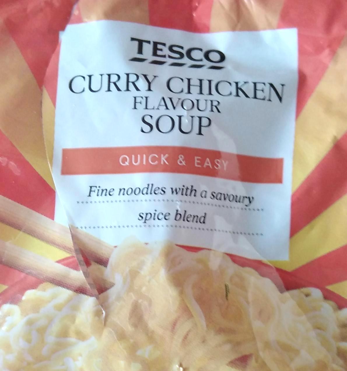 Képek - Instant tésztaleves csirke curry ízzel Tesco