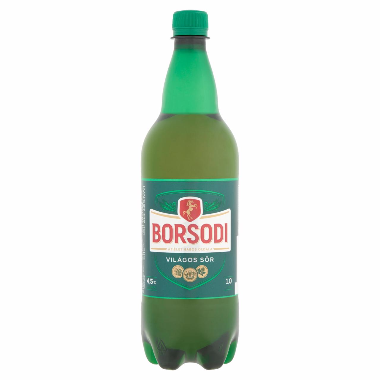 Képek - Borsodi világos sör 4,5% 1 l