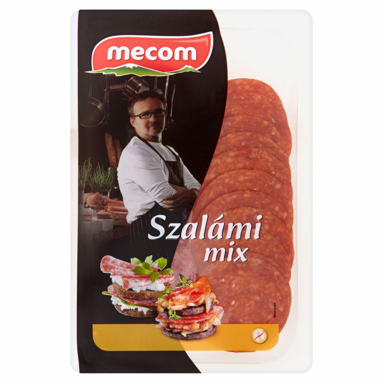 Képek - Mecom szeletelt szalámi mix 75 g