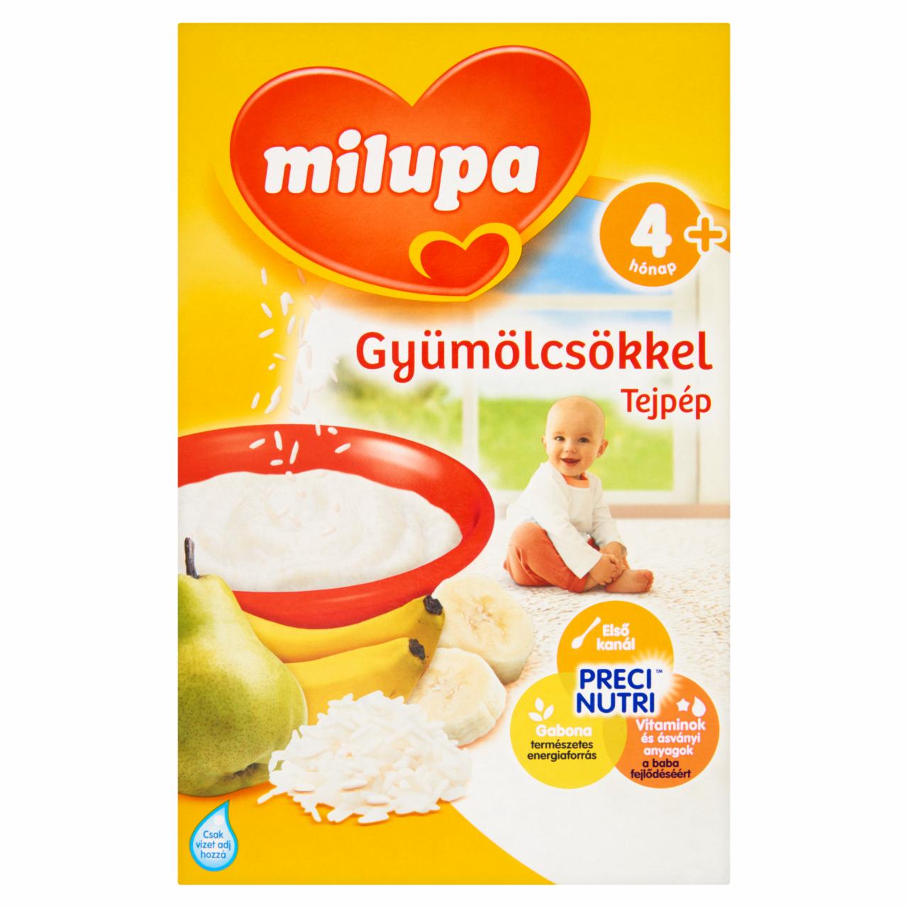 Képek - Milupa tejpép gyümölcsökkel 4 hó+ 250 g