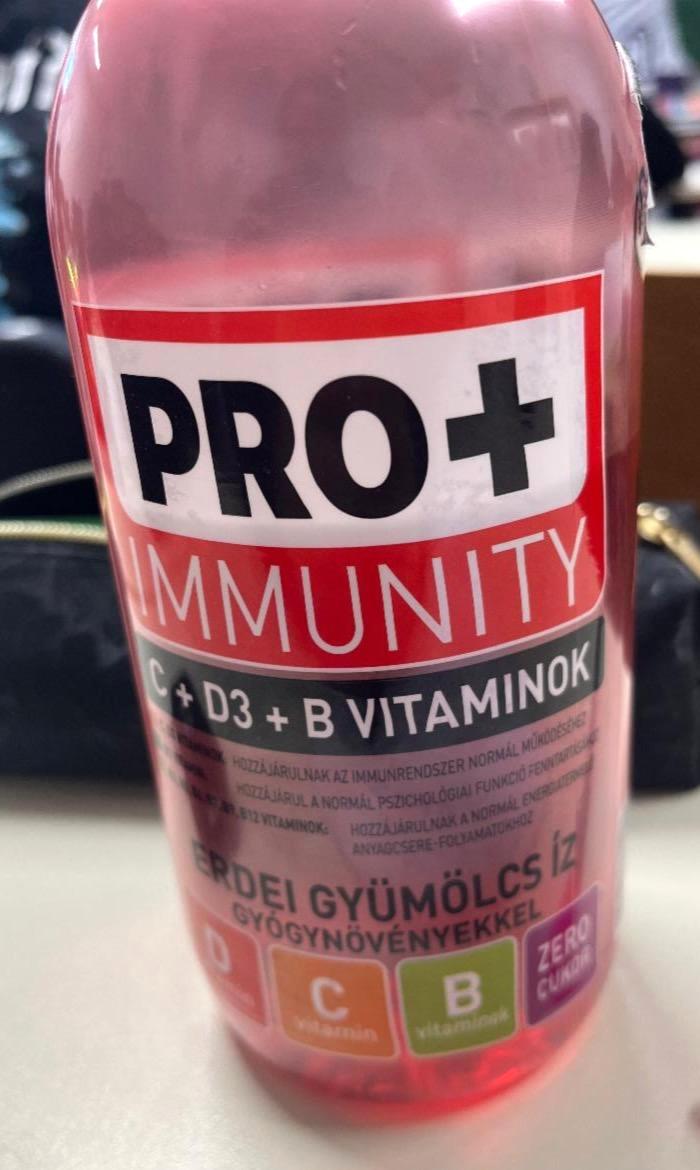 Képek - PRO+ immunity C+D3+B vitaminok Erdei gyümölcs ízű
