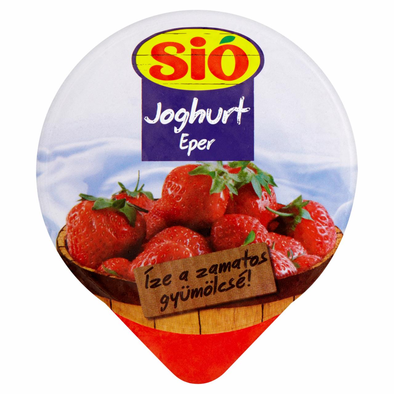 Képek - Sió epres joghurt 345 g