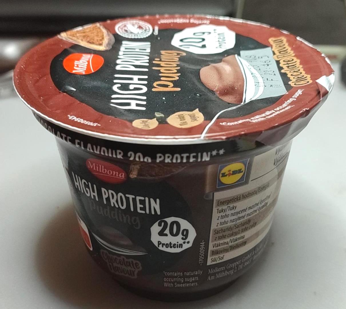 Képek - High protein pudding Chocolate Milbona