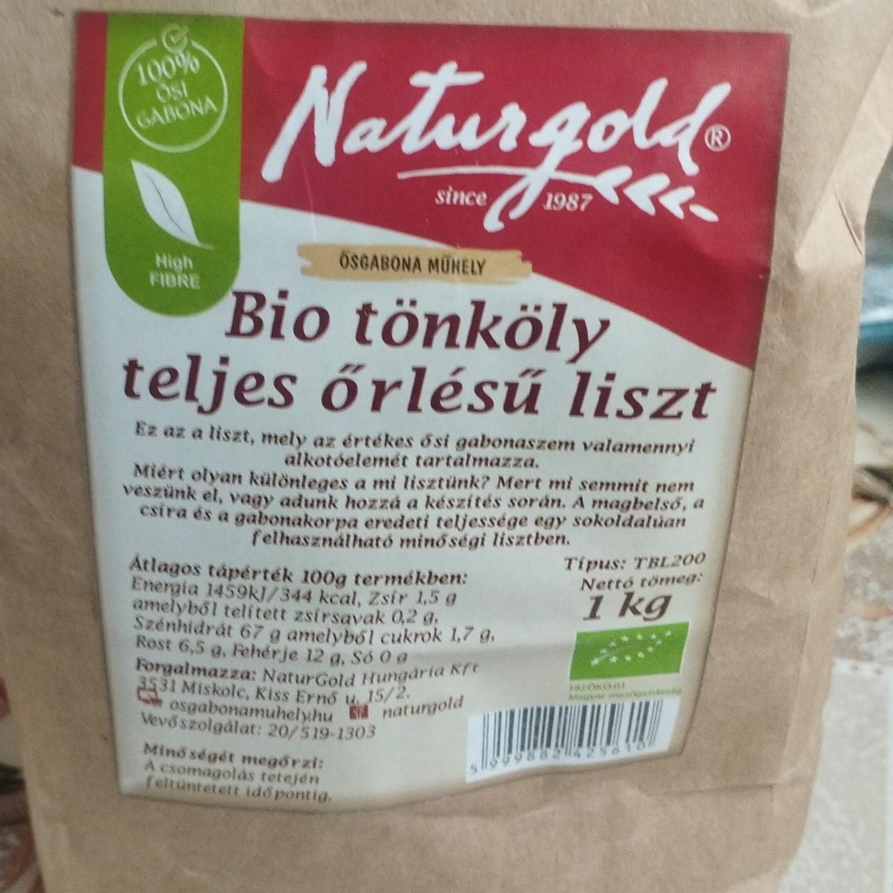 Képek - Bio tönköly teljes őrlésű liszt Naturgold