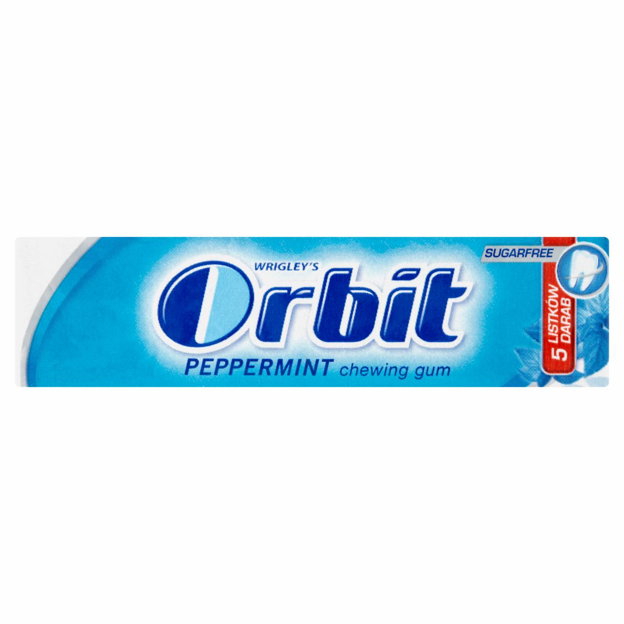 Képek - Orbit Peppermint lap cukormentes rágógumi 13 g
