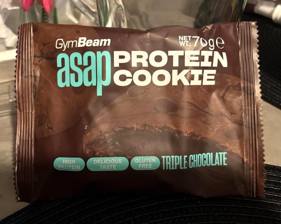 Képek - ASAP protein cookie Triple chocolate GymBeam