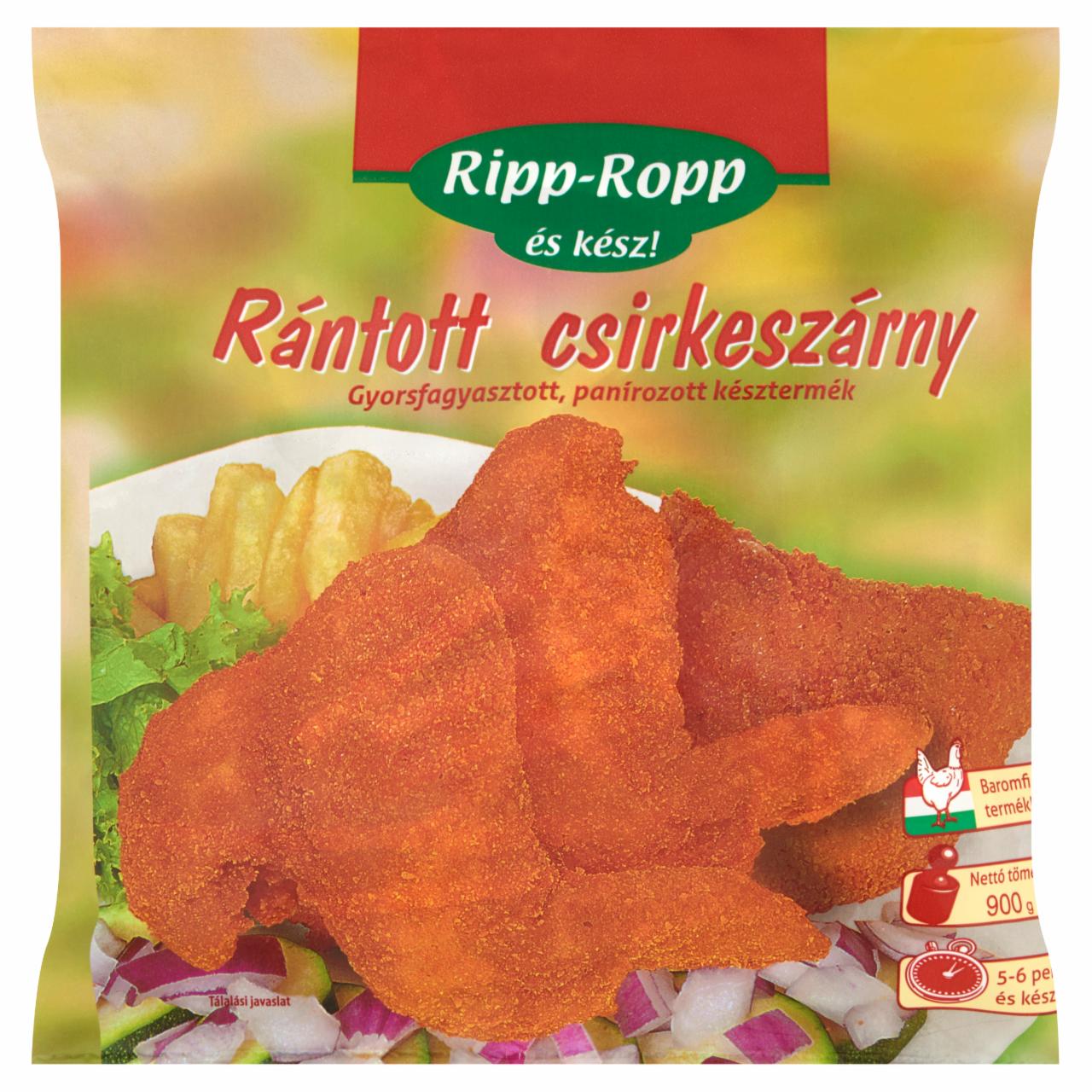 Képek - Ripp-Ropp gyorsfagyasztott rántott csirkeszárny 900 g