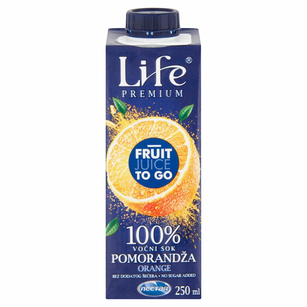 Képek - Life Premium 100% szűrt narancsital 250 ml