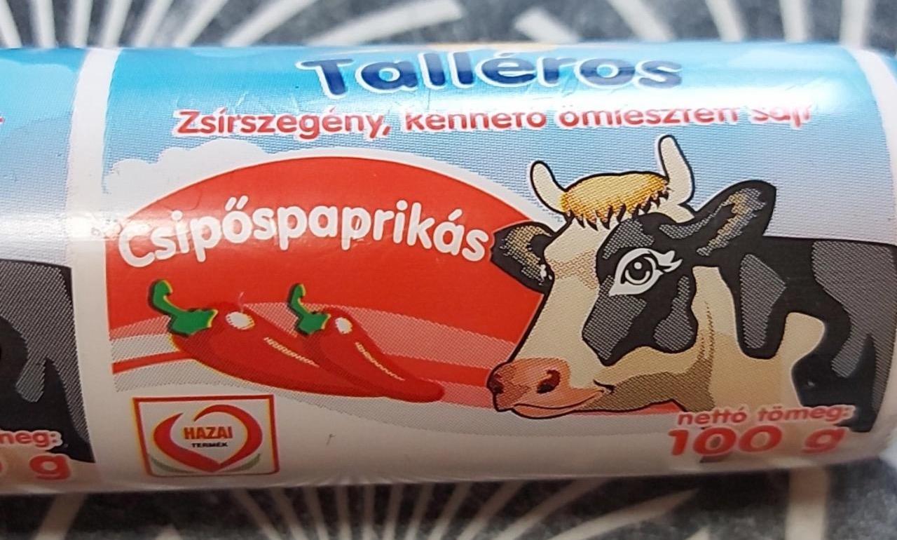 Képek - Csípőspaprikás zsírszegény, kenhető ömlesztett sajt Talléros