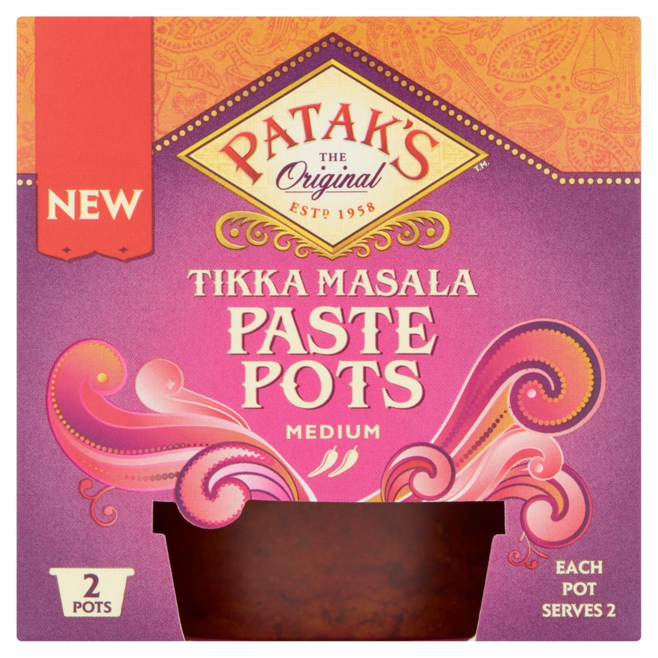 Képek - Patak's Tikka Masala Pot's fűszerpaszta 2 x 70 g