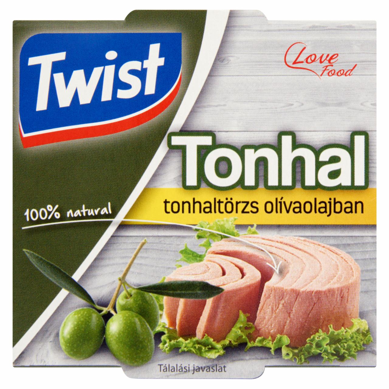 Képek - Twist tonhaltörzs olívaolajban 160 g