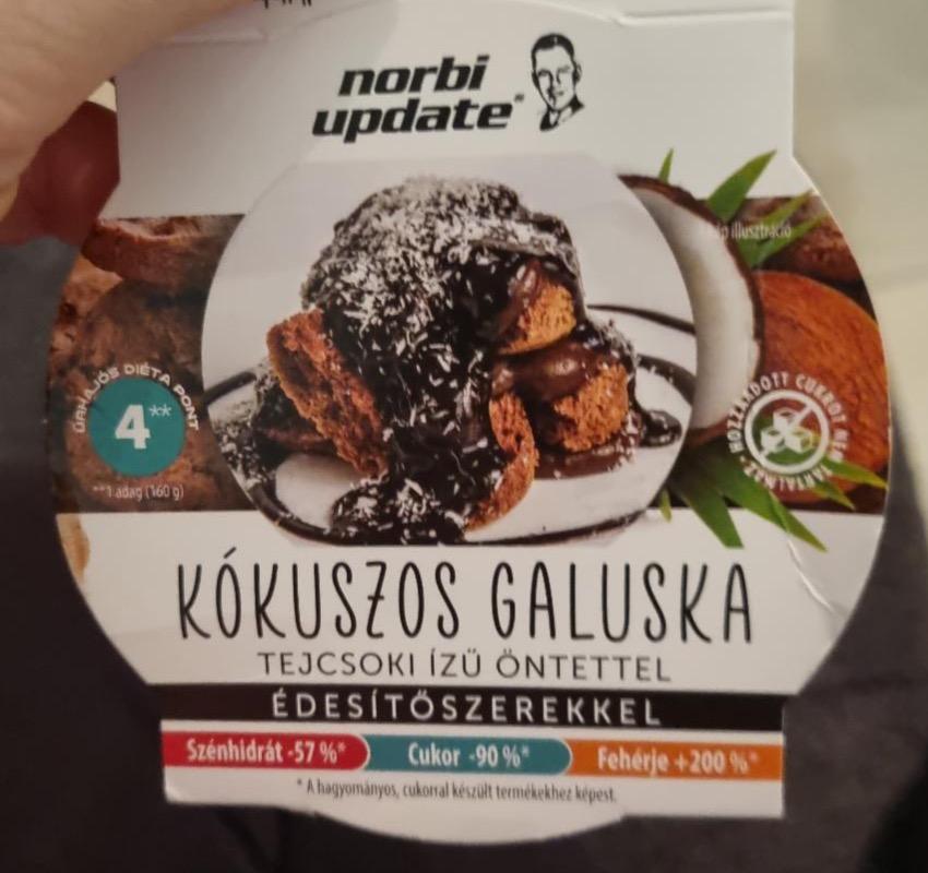 Képek - Kókuszos galuska tejcsoki ízű öntettel Norbi update