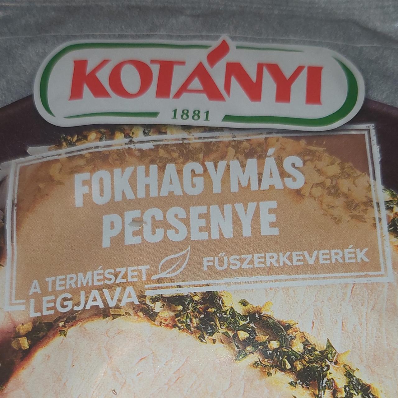 Képek - Kotányi fokhagymás pecsenye fűszerkeverék 25 g