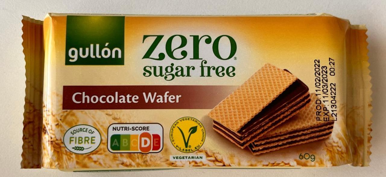 Képek - Sugar free chocolate wafer Gullón