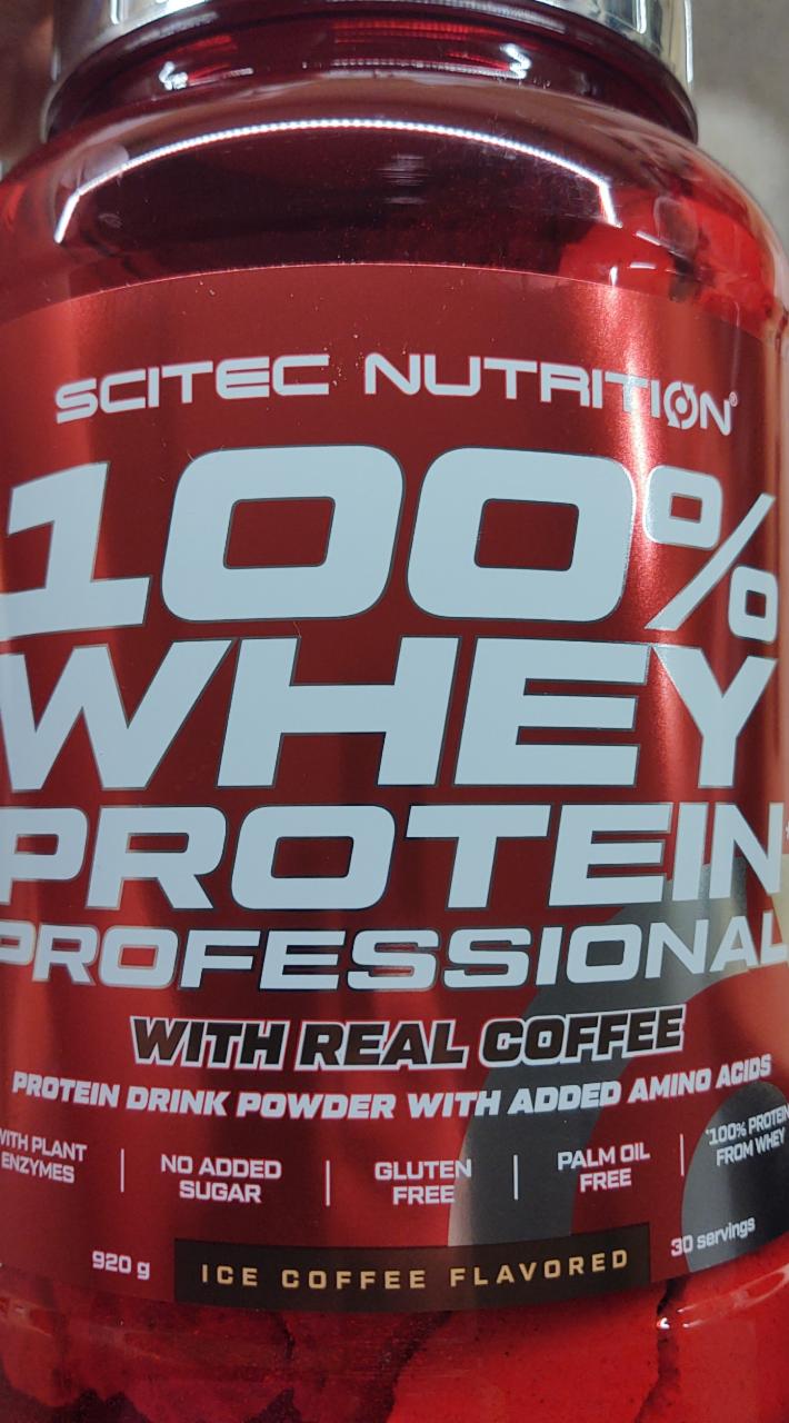 Képek - 100% Whey protein professional Ice coffee flavour Scitec nutrition