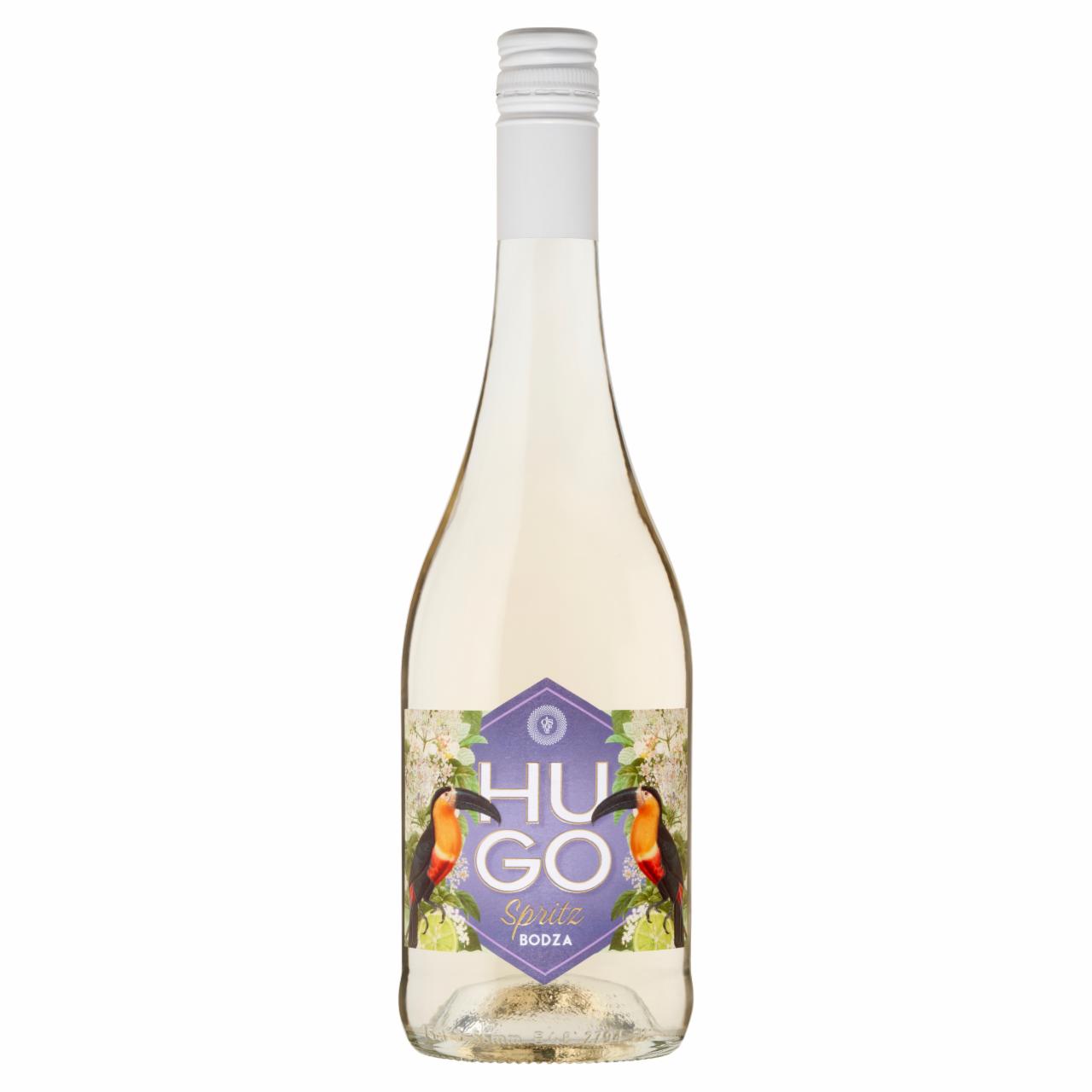 Képek - Ostorosbor Hugo Spritz bodzavirág-, lime és menta ízű, szénsavas ízesített boralapú ital 7,3% 750 ml