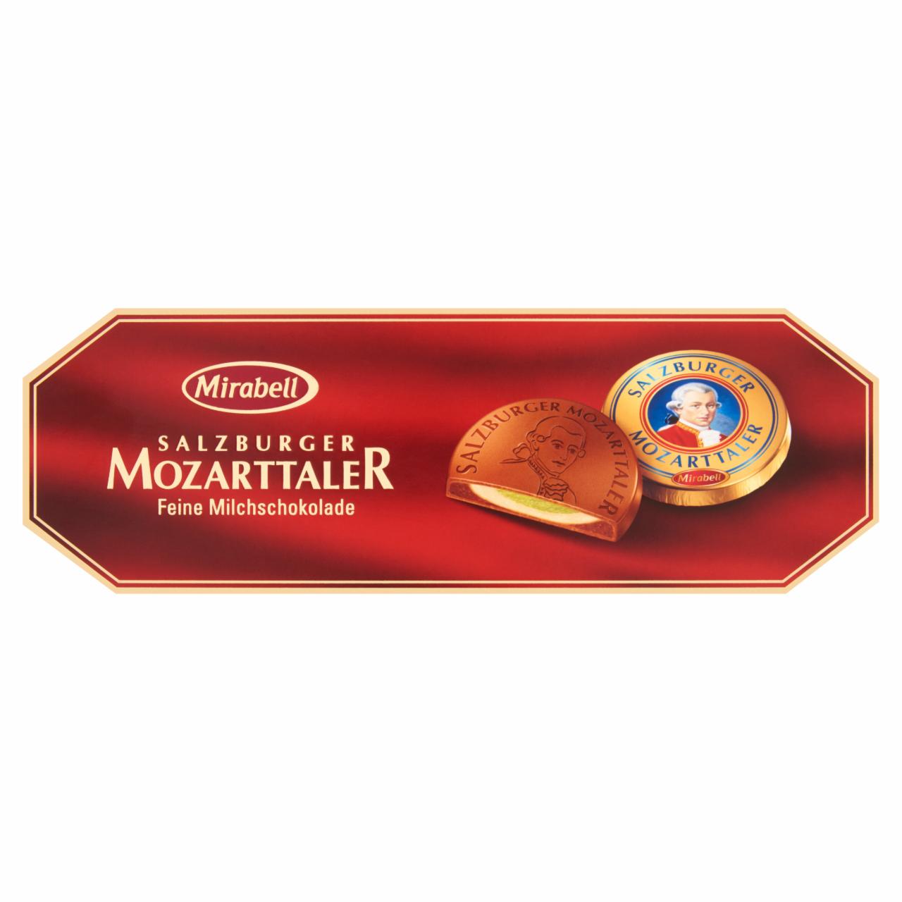 Képek - Mirabell Salzburger Mozarttaller tejcsokoládé mogyoróskrém és marcipános töltelékkel 100 g