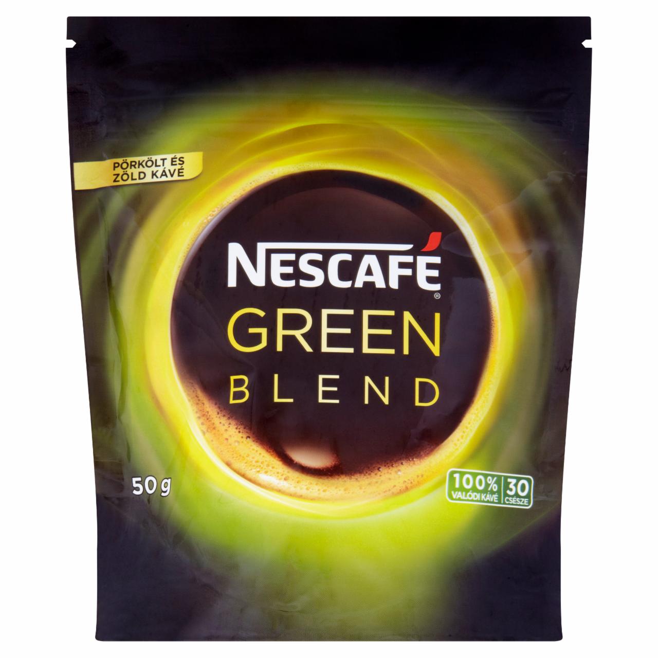 Képek - Nescafé Green Blend azonnal oldódó pörkölt és zöld kávé 50 g