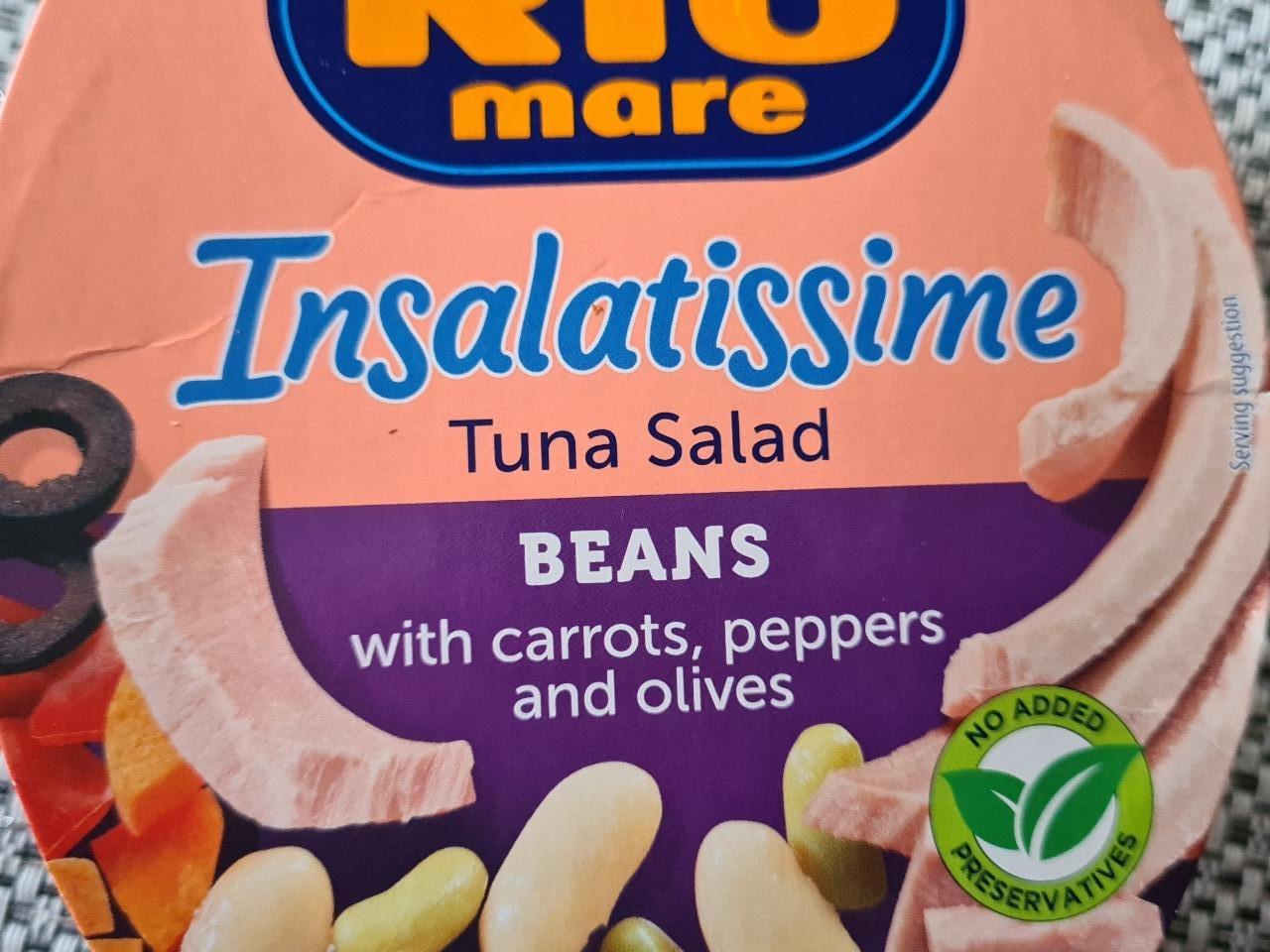 Képek - Insalatissime Tuna salad Beans with carrots peppers and olives Rio Mare