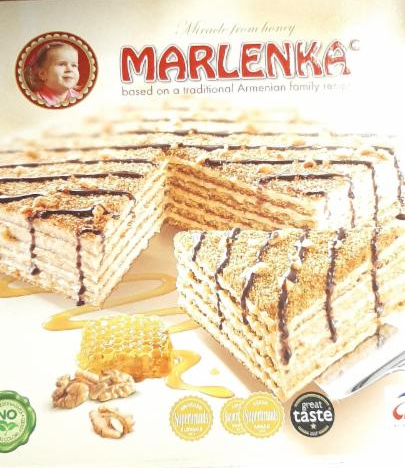 Képek - Marlenka mézes torta dióval