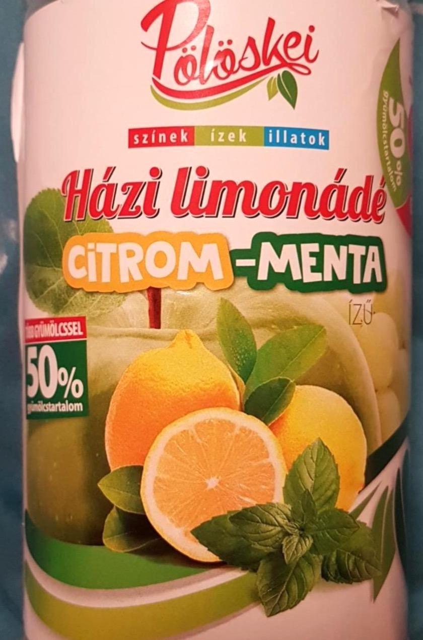 Képek - Házi limonádé citrom-menta Pölöskei