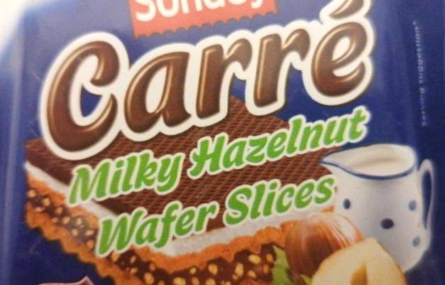 Képek - Carré Milky Hazelnut Wafer Slices Sondey