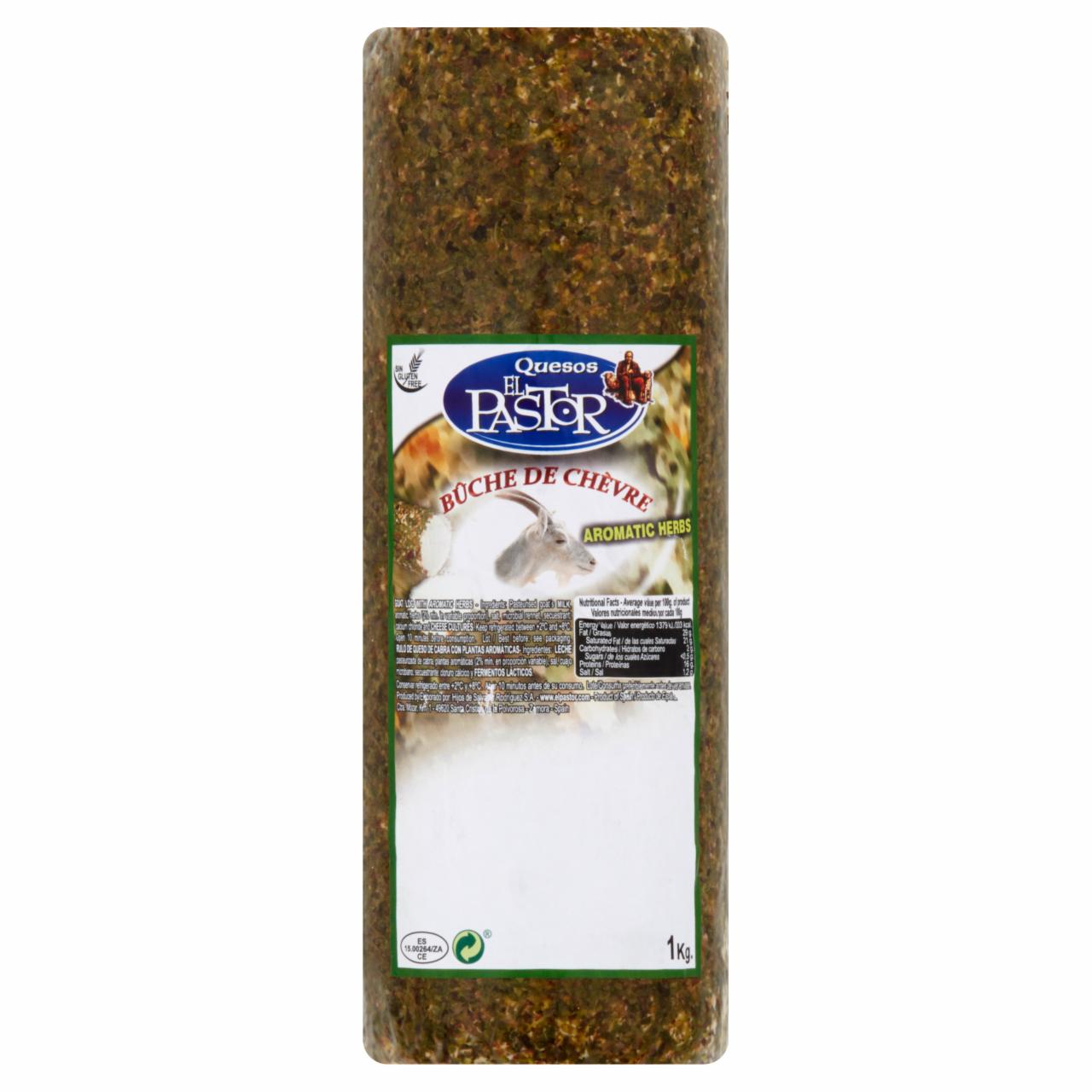 Képek - El Pastor kecskesajt zöld fűszerekkel 1 kg