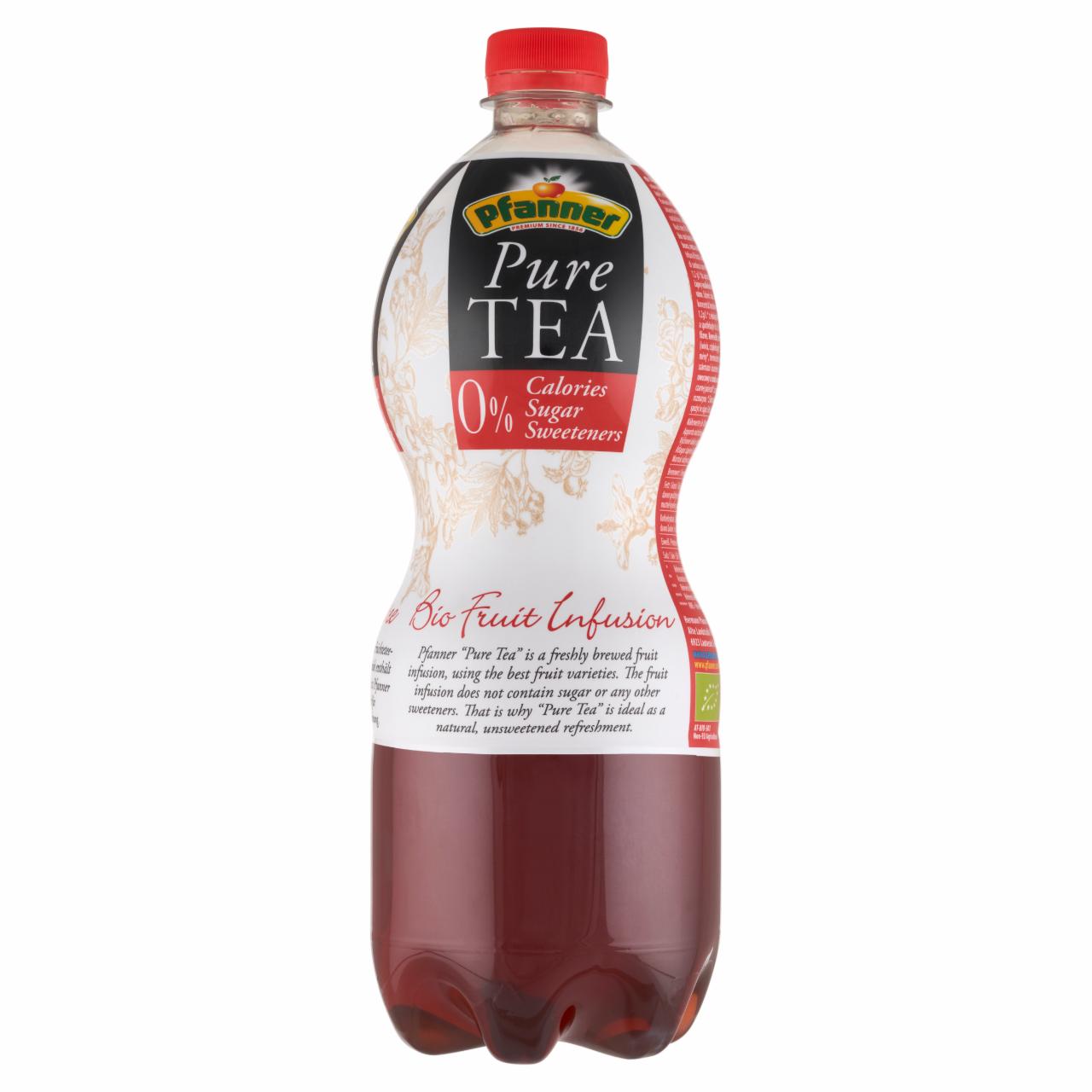 Képek - Pfanner Pure Tea bio gyümölcstea-üdítőital erdeigyümölcs-ízesítéssel 1 l 