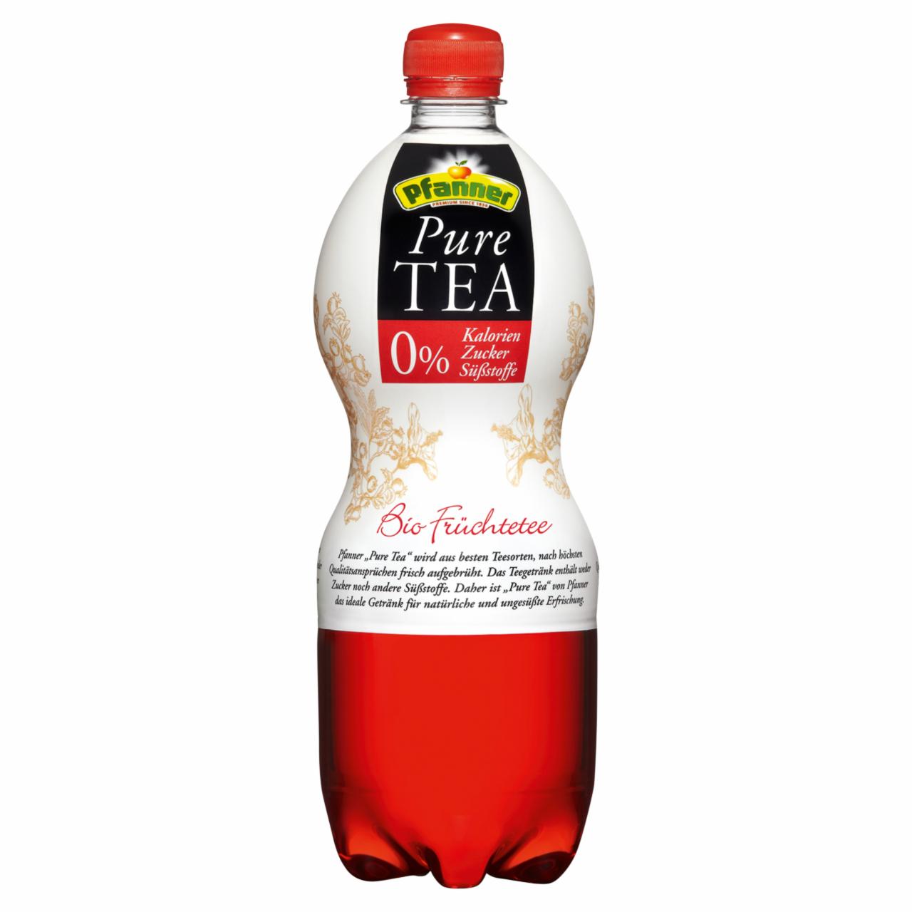 Képek - Pfanner Pure Tea bio gyümölcstea-üdítőital erdeigyümölcs-ízesítéssel 1 l 