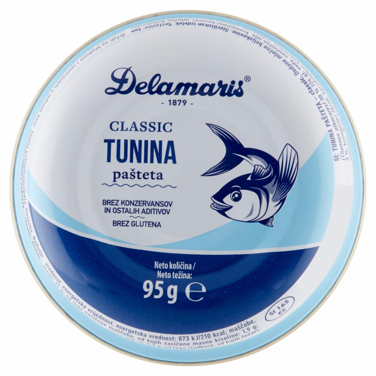 Képek - Delamaris Classic tonhalpástétom hozzáadott tejfehérjékkel 95 g
