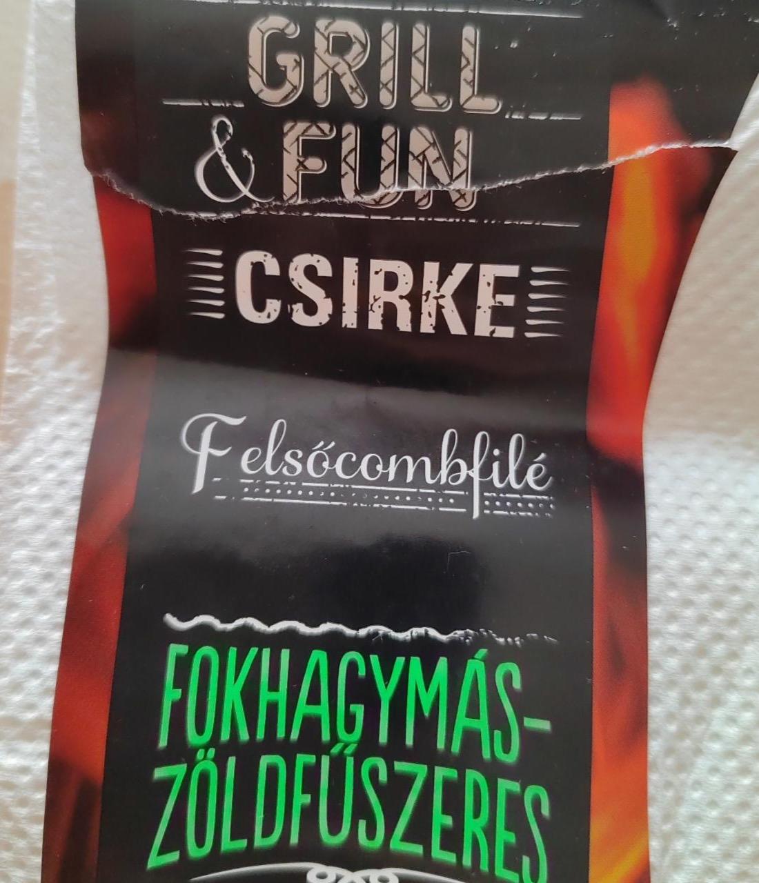 Képek - Csirke felsőcombfilé fokhagymás zöldfűszeres Grill & Fun