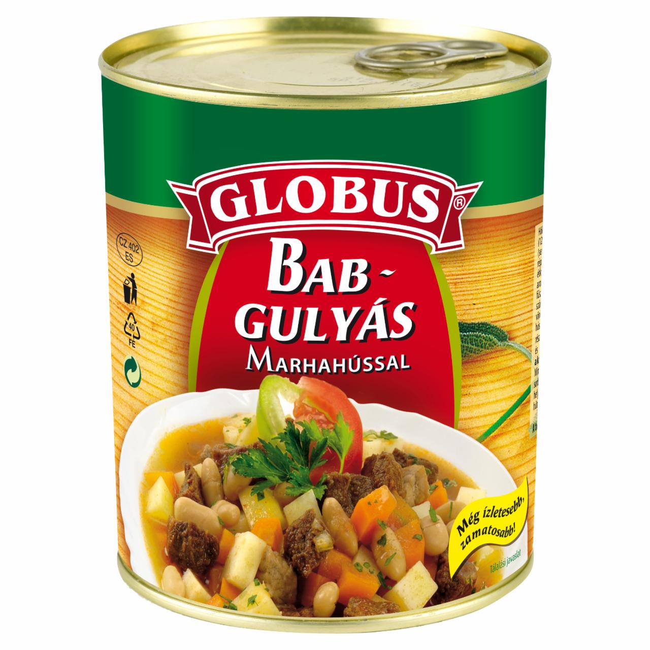 Képek - Globus babgulyás marhahússal 840 g
