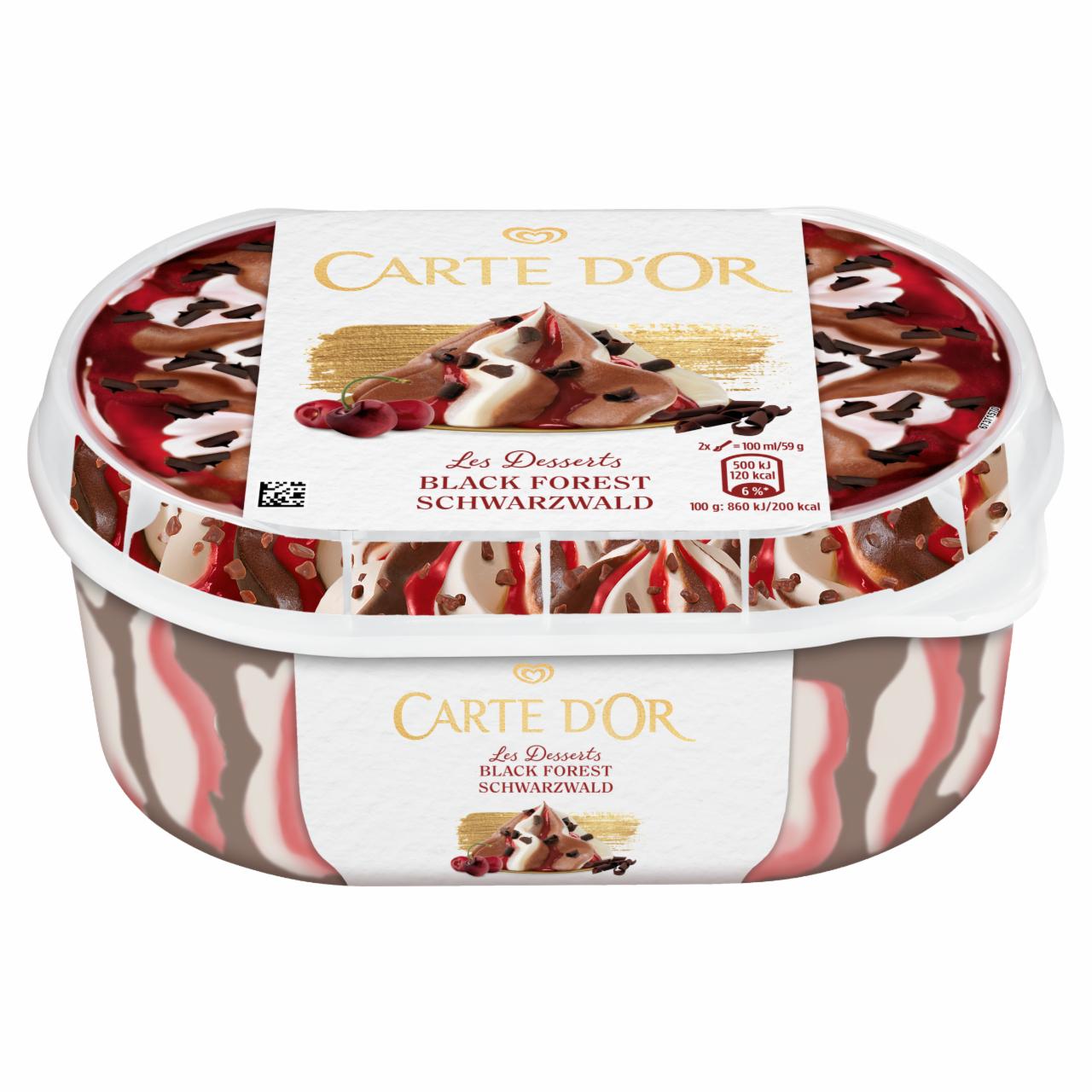 Képek - Carte D'Or Fekete-Erdő Torta Jégkrém 900 ml