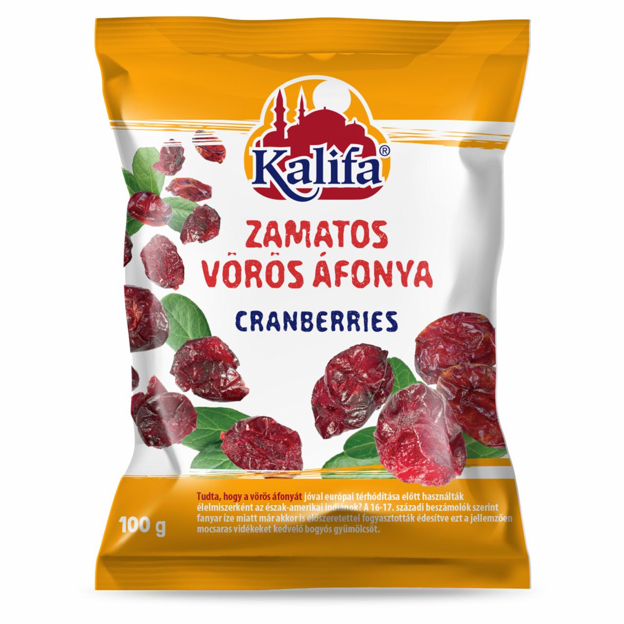 Képek - Kalifa zamatos vörös áfonya 100 g